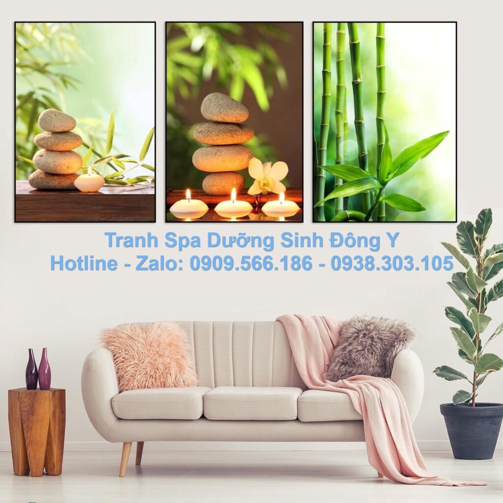 Bộ 3 tranh spa