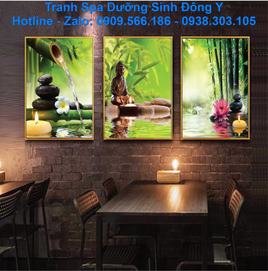 Bộ 3 tranh spa