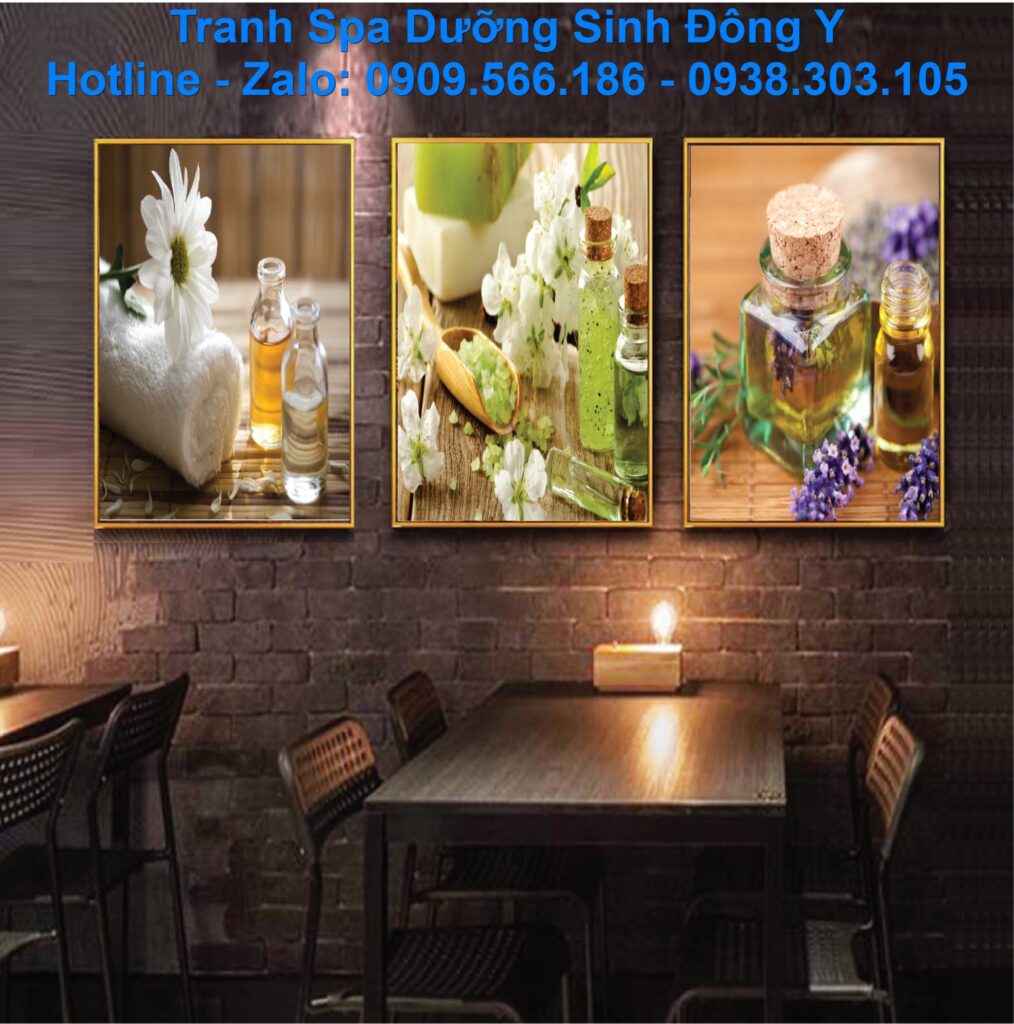 Bộ 3 tranh spa