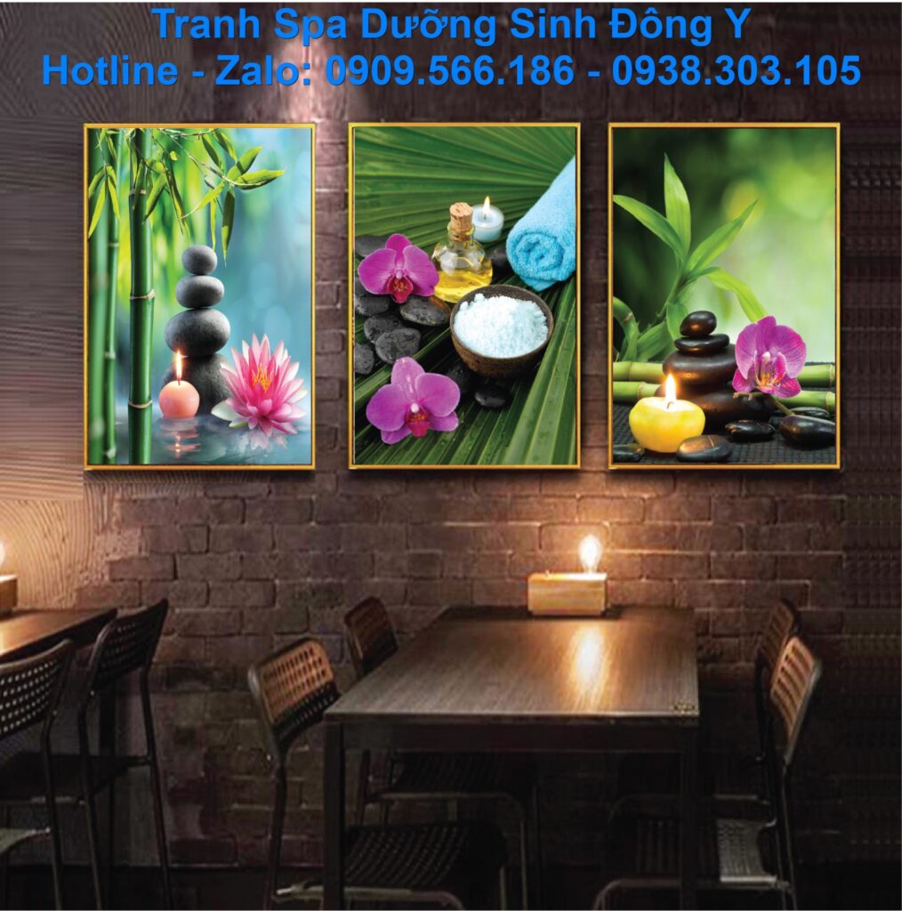 Bộ 3 tranh spa