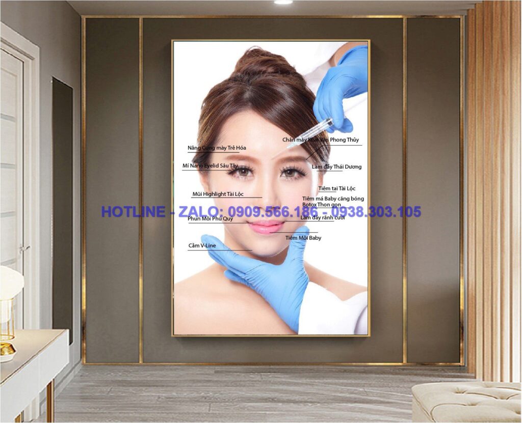 tranh tiêm filler botox